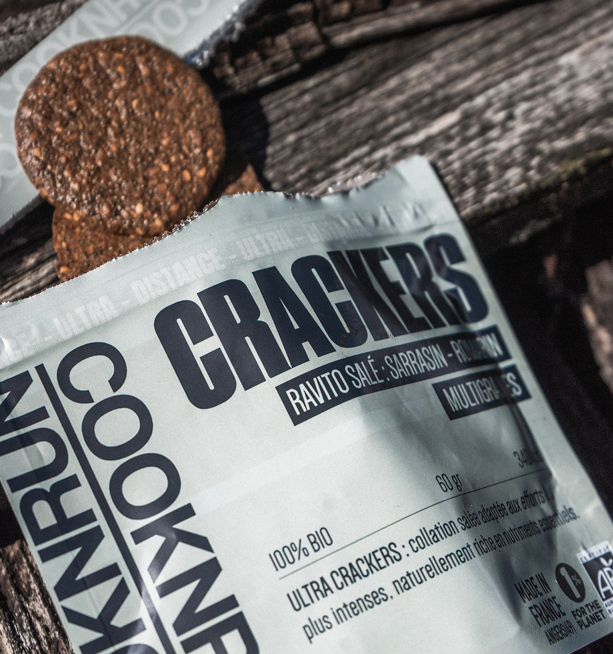 Ultra Crackers Sarrasin, Romarin & Multigraines