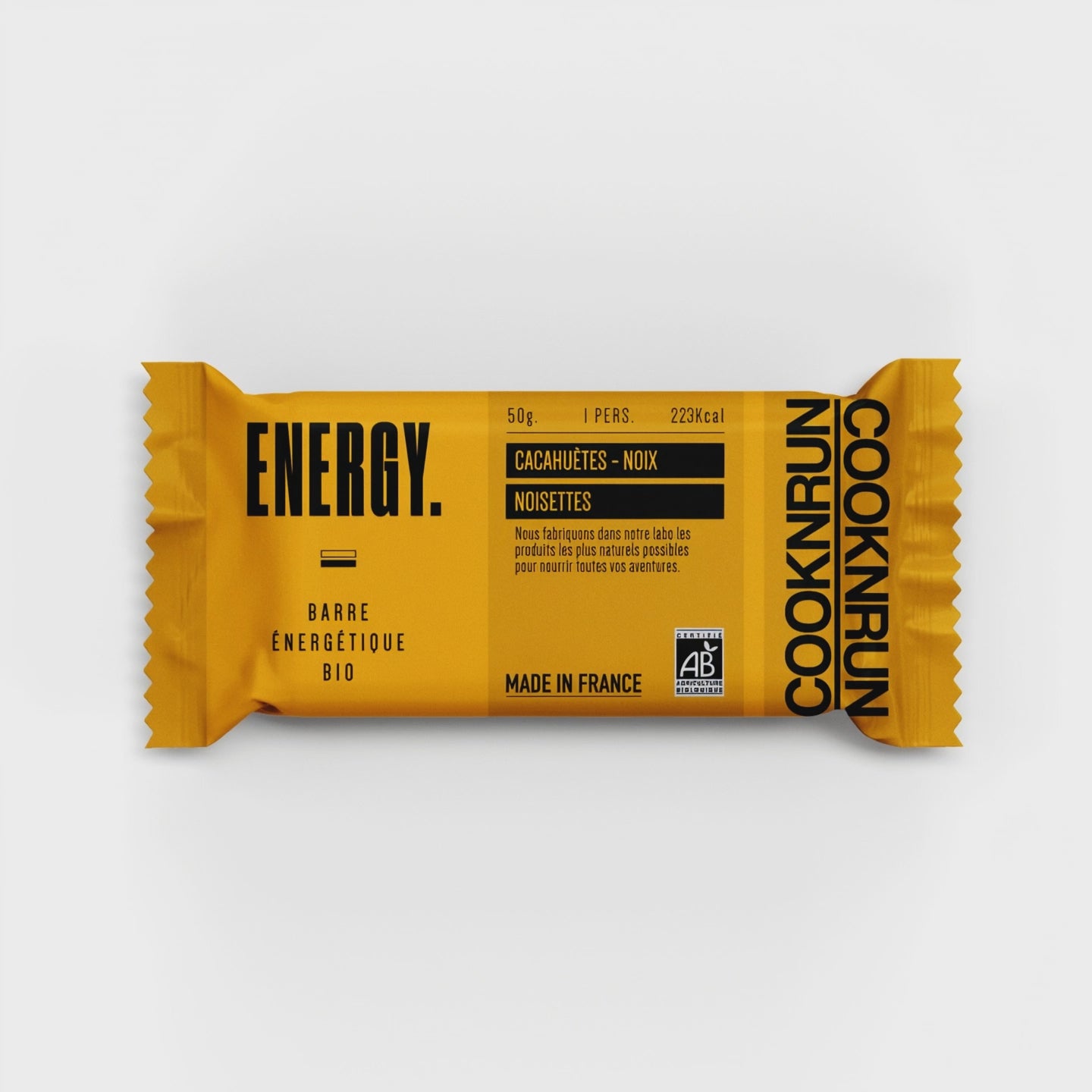 Barres énergétiques bio x20 | Cacahuètes, Noix et Noisettes